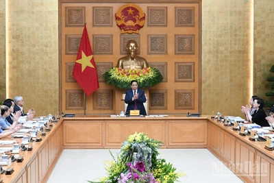 Quang cảnh Phiên họp thứ 14 của Hội đồng Thi đua-Khen thưởng Trung ương. (Ảnh: TRẦN HẢI)