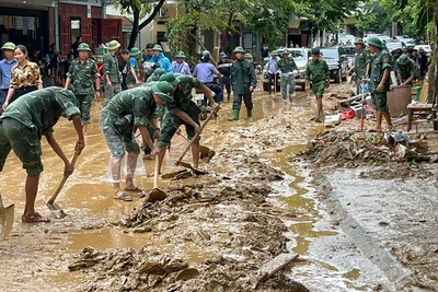 Thủ tướng Chính phủ chỉ đạo tập trung khắc phục hậu quả bão số 3 và mưa lũ. (Ảnh: VGP)