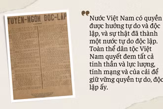 Ngày 29/8/1945, Chủ tịch Hồ Chí Minh trao đổi với A. Patti về dự thảo bản “Tuyên ngôn Độc lập”