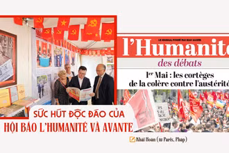 Sức hút độc đáo của hội báo L'Humanité và Avante