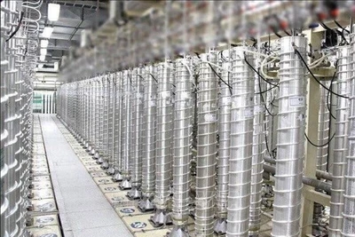 Bên trong một cơ sở hạt nhân của Iran. (Ảnh: IRNA/TTXVN)