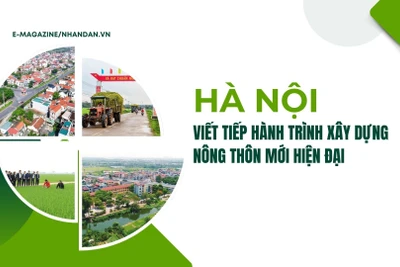 Hà Nội viết tiếp hành trình xây dựng nông thôn mới hiện đại