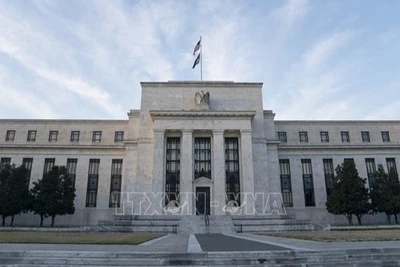 Trụ sở Cục Dự trữ liên bang (Fed) ở Washington, D.C., Mỹ. (Ảnh: THX/TTXVN)