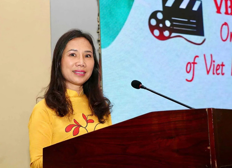 La embajadora de Vietnam en Sri Lanka, Trinh Thi Tam, pronunció el discurso inaugural del evento. (Foto: Embajada de Vietnam en Sri Lanka) daibieu2.jpg