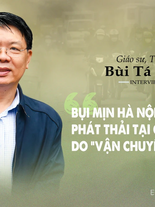 Bụi mịn Hà Nội không chỉ do phát thải tại chỗ mà còn do "vận chuyển liên vùng"