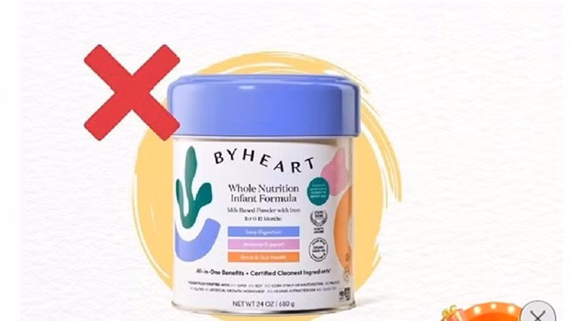 Rà soát sản phẩm sữa công thức ByHeart Whole Nutrition Infant Formulan trên thị trường.