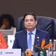 Dự Phiên thảo luận thứ ba của Hội nghị Thượng đỉnh G20 với chủ đề "Một tương lai công bằng và công lý cho tất cả mọi người", Thủ tướng Phạm Minh Chính đề xuất 3 ưu tiên chiến lược cho 3 chuyển động lớn của thế giới. (Ảnh: VGP/Nhật Bắc)