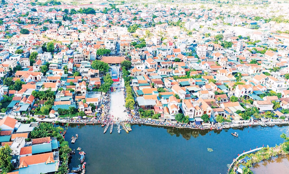 Một góc Quảng Yên bên bờ sông Chanh. 