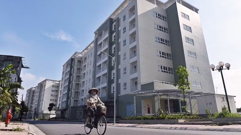 Khu tái định cư tại phường Thượng Thanh, quận Long Biên, Hà Nội.