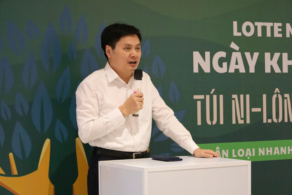 Ông Nguyễn Trung Thắng, Phó Viện trưởng Viện Chiến lược, Chính sách nông nghiệp và môi trường phát biểu tại Lễ phát động. 2cb6cb6cded7698930c67.jpg