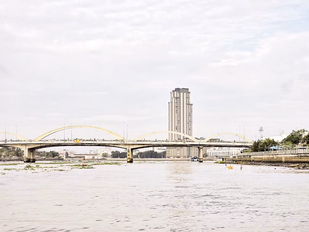 Cầu Quang Trung - một điểm nhấn phát triển hạ tầng đô thị của TP Cần Thơ. Ảnh: Nam Nguyễn