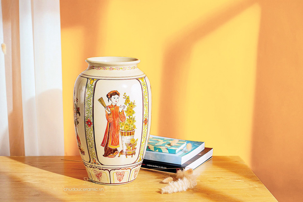 Một mẫu sản phẩm gốm Chu Đậu hôm nay. (Nguồn: chudauceramic.vn) a2.jpg