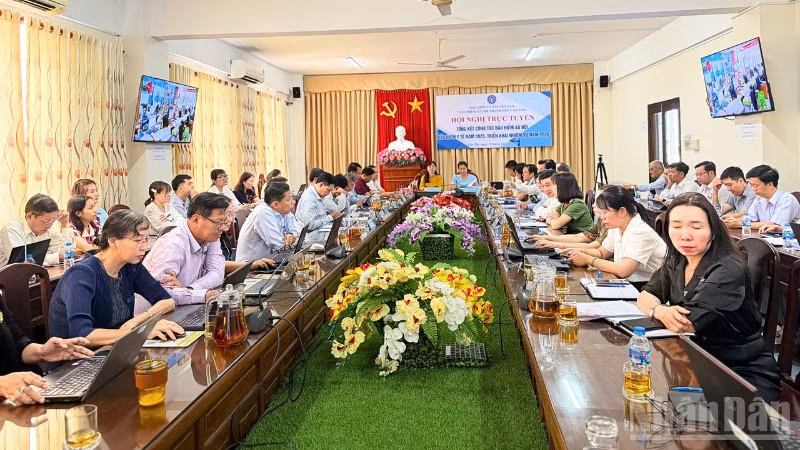 Bảo hiểm xã hội thành phố Cần Thơ tổng kết công tác bảo hiểm xã hội, bảo hiểm y tế năm 2025 và triển khai nhiệm vụ năm 2026.