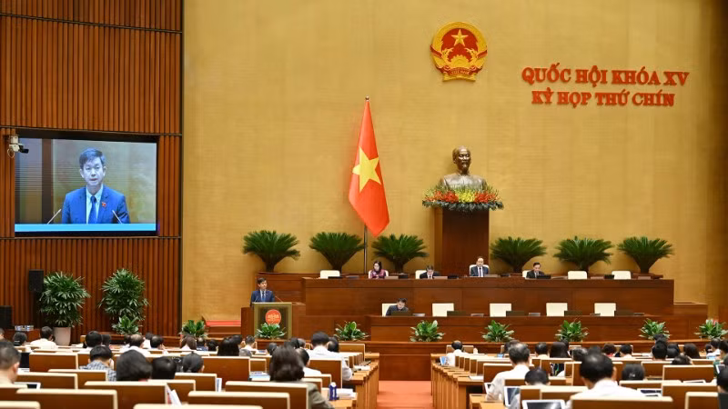 Kỳ họp thứ 9, Quốc hội khóa XV. (Ảnh: THỦY NGUYÊN)