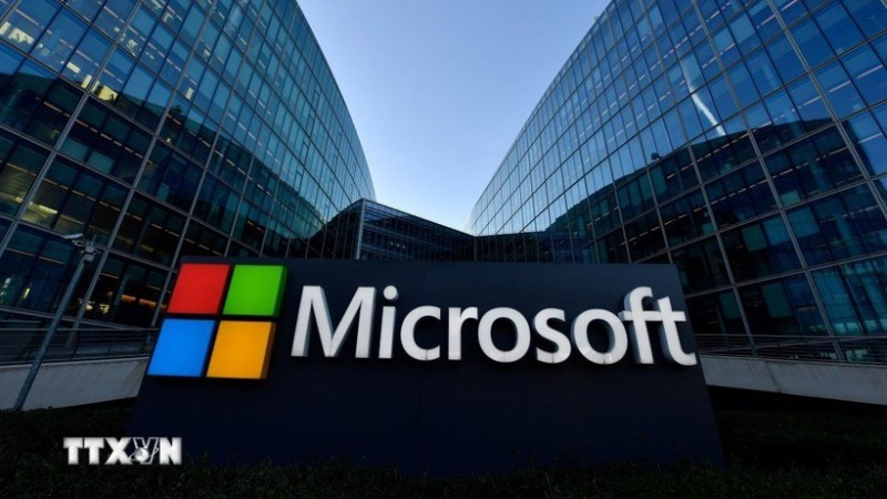 Trụ sở Tập đoàn Microsoft tại Issy-Les-Moulineaux, Pháp. (Ảnh: AFP/TTXVN)