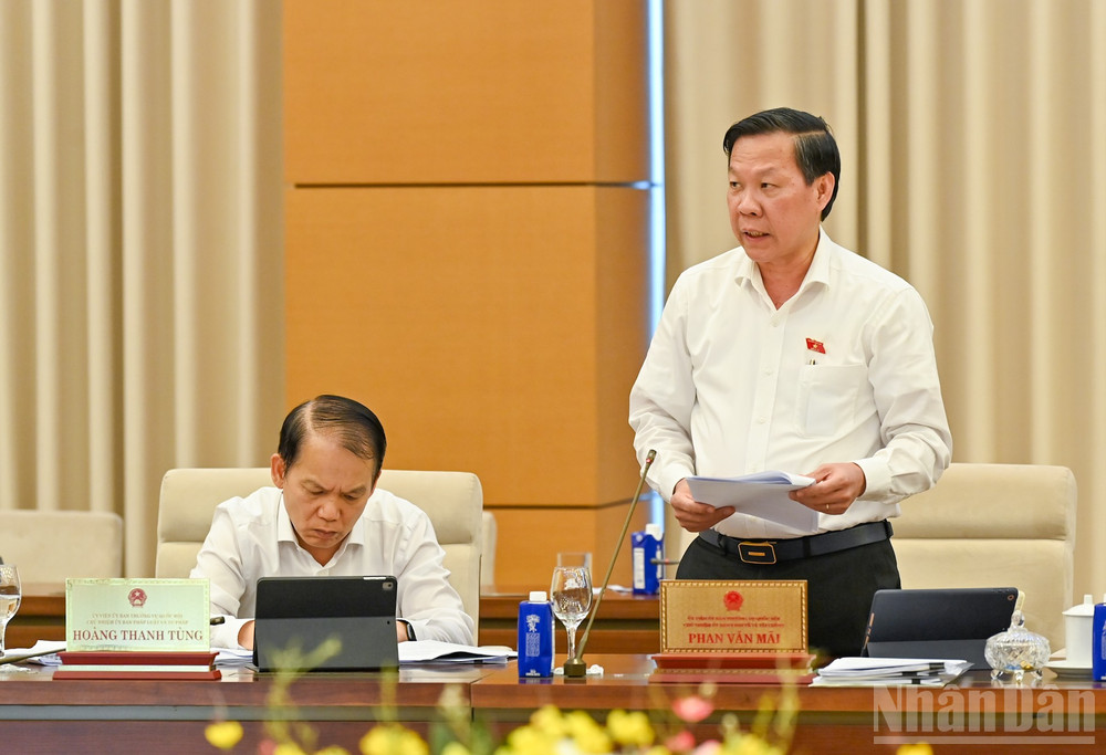 Chủ nhiệm Ủy ban Kinh tế và Tài chính Phan Văn Mãi. (Ảnh: DUY LINH) ndo_br_cn-phan-van-mai.jpg