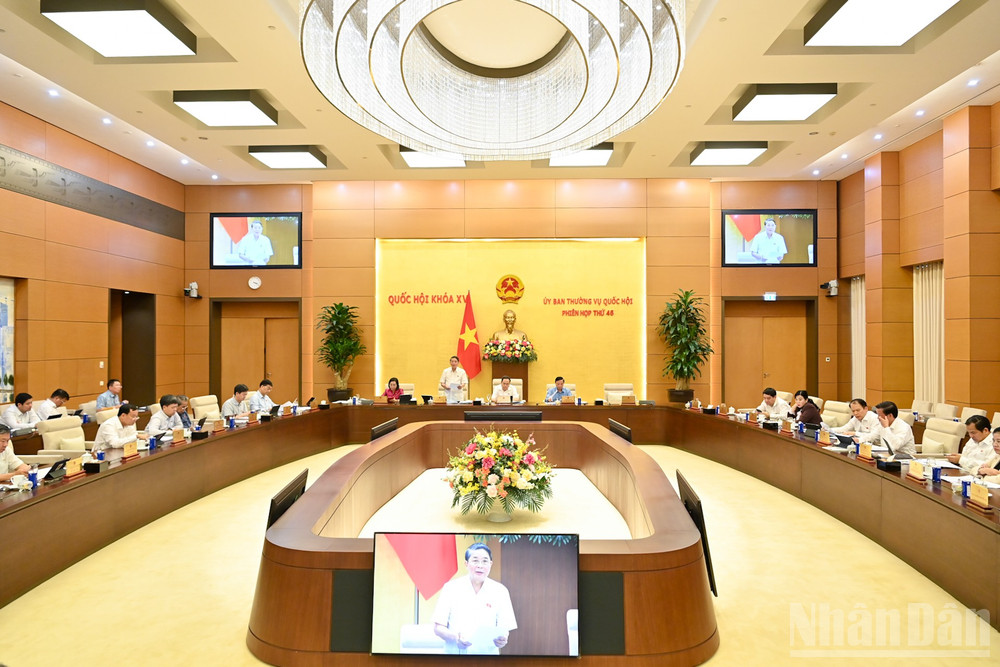 Quang cảnh phiên họp. (Ảnh: DUY LINH) ndo_br_bnd-5165.jpg