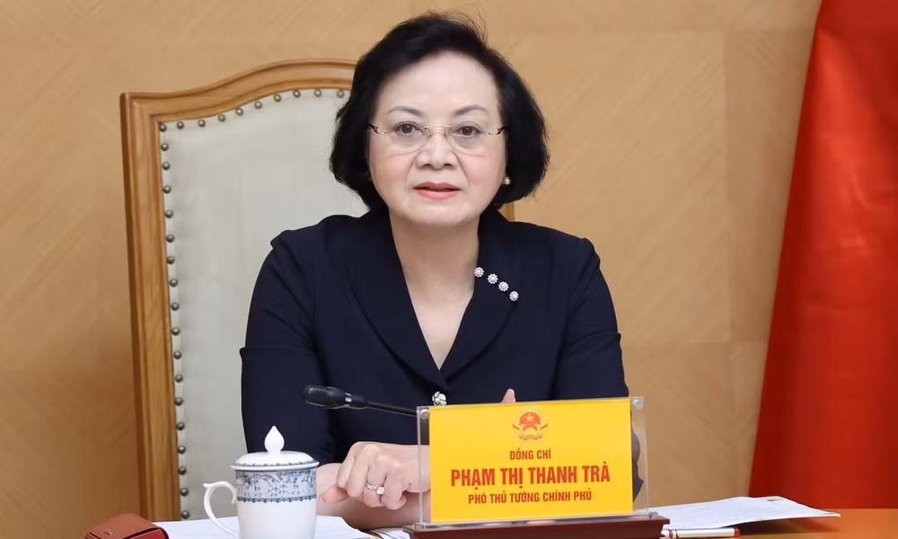 Phó Thủ tướng Chính phủ Phạm Thị Thanh Trà làm Trưởng Ban Chỉ đạo Trung ương Chương trình mục tiêu quốc gia phòng, chống ma túy đến năm 2030. (Ảnh: VGP)