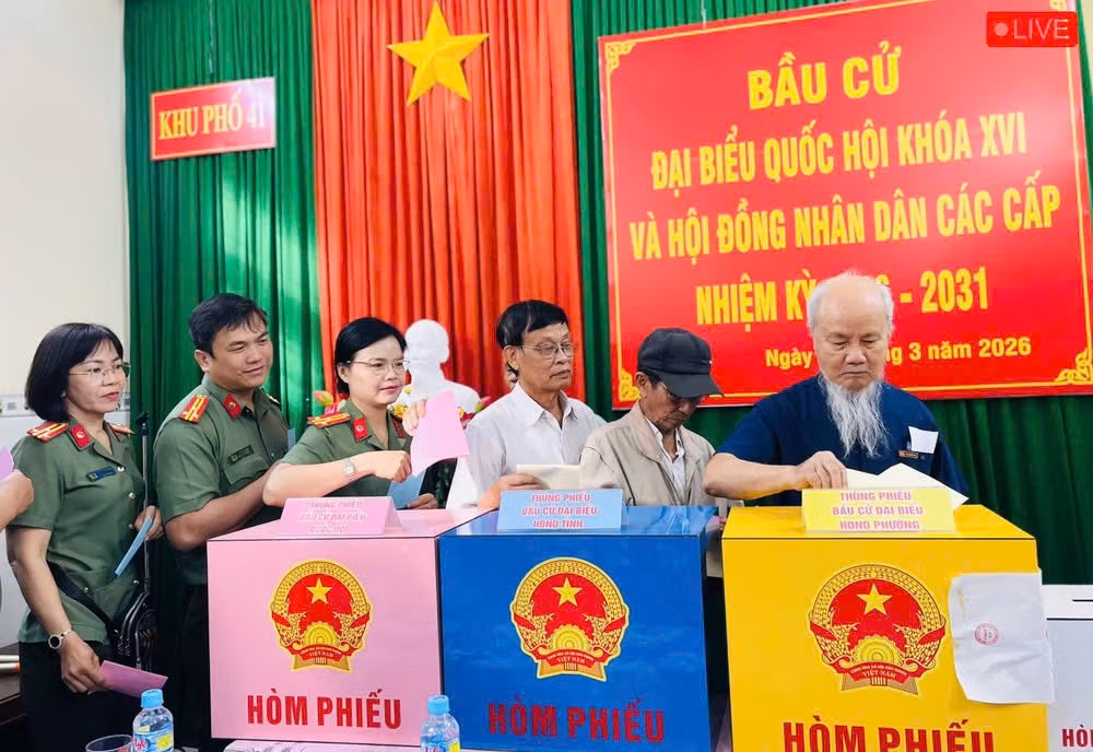 Tỷ lệ cử tri đã tham gia bỏ phiếu của tỉnh Gia Lai đạt 99,76%.