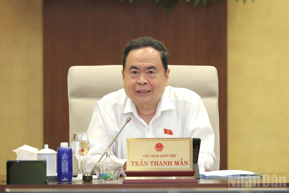 Chủ tịch Quốc hội Trần Thanh Mẫn. (Ảnh: DUY LINH) ndo_br_z6686016688363-f71723ba2368379dba3a5ece0b29f785.jpg