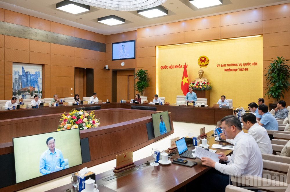 Quang cảnh phiên họp. (Ảnh: DUY LINH) ndo_br_z61-4221.jpg
