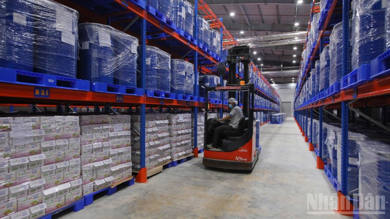 Các sản phẩm từ chế biến nông sản chuẩn bị xuất khẩu tại Công ty cổ phần công nghiệp thực phẩm Thabico Tiền Giang. ndo_br_z6879515892739-f32330fd15b7724944ed9ce641408b1a-1316.jpg