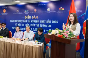 Các đại biểu tham gia thảo luận tại Diễn đàn Thanh niên Việt Nam tại Kyushu 2026.
