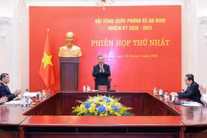 Tổng Bí thư, Chủ tịch nước Tô Lâm chủ trì phiên họp thứ nhất Hội đồng Quốc phòng và An ninh nhiệm kỳ 2026-2031. (Ảnh: DUY LINH)