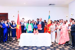 Kỳ họp lần thứ ba Tiểu ban Thương mại hỗn hợp Việt Nam-Sri Lanka tại Colombo. (Ảnh: Đại sứ quán Sri Lanka tại Việt Nam)