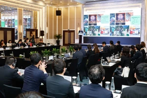 Hội thảo cấp cao về ODA thế hệ mới “Khoản vay Chương trình cho chuyển đổi xanh hướng tới tăng trưởng xanh và tăng cường khả năng ứng phó với biến đổi khí hậu” diễn ra tại Hà Nội sáng 18/3.