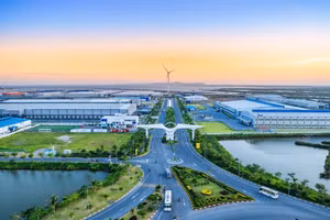 Tổ hợp KCN công nghệ cao Deep C, Hải Phòng. (Ảnh: ÁNH HỒNG)