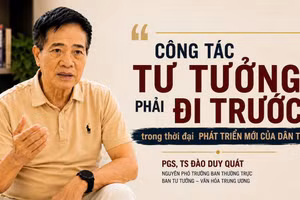 Phó Giáo sư, Tiến sĩ Đào Duy Quát, nguyên Phó Trưởng ban Thường trực Ban Tư tưởng-Văn hóa Trung ương. 