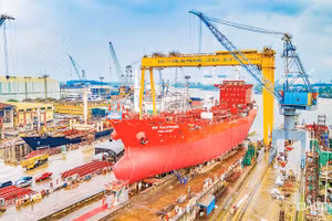 Ngành công nghiệp đóng tàu Việt Nam hiện xếp thứ bảy trên thế giới về năng lực đóng tàu. 