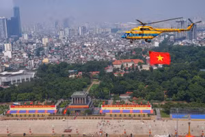 Quảng trường Ba Đình trong dịp Đại lễ. (Ảnh: THẾ ĐẠI)