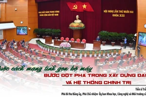 Cuộc cách mạng tinh gọn bộ máy - Bước đột phá trong xây dựng Đảng và hệ thống chính trị