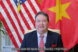 Đại sứ Hoa Kỳ tại Việt Nam Marc Knapper nói về quan hệ Việt Nam-Hoa Kỳ trong video công bố ngày 30/12.