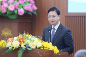 Thứ trưởng Ngoại giao Ngô Lê Văn. (Ảnh: AN ĐĂNG)