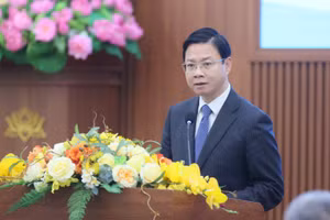 Thứ trưởng Ngoại giao Ngô Lê Văn. (Ảnh: AN ĐĂNG)