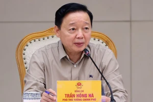 Phó Thủ tướng Trần Hồng Hà cho rằng, sản phẩm OCOP cần được nhìn nhận như thương hiệu quốc gia chứ không chỉ dừng ở quy mô địa phương. (Ảnh: Văn Điệp/TTXVN)