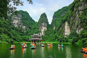 Cảnh sắc thiên nhiên tại Quần thể danh thắng Tràng An. (Ảnh HT)