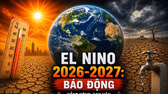 El Nino 2026-2027: Báo động nguy cơ nắng nóng, hạn hán và thiếu nước