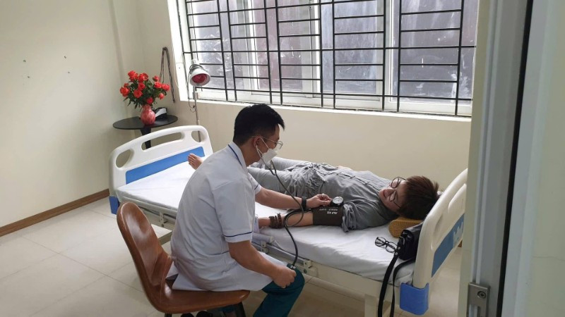 Hoạt động khám, chữa bệnh tại Bệnh viện Y học cổ truyền Hà Đông.