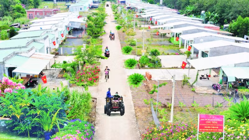 Điểm dân cư liền kề chốt dân quân biên giới xã Thiện Hưng, tỉnh Đồng Nai.