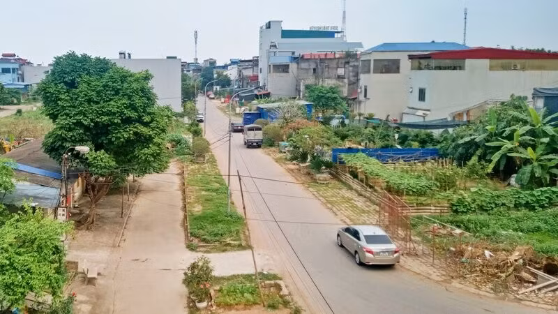Một số khu vực tại khu đô thị hồ Xương Rồng chưa được giải phóng mặt bằng.