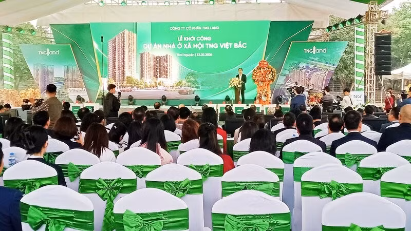 Đây là dự án nhà ở xã hội thứ 3 mà Công ty cổ phần TNG Land đầu tư tại Thái Nguyên.