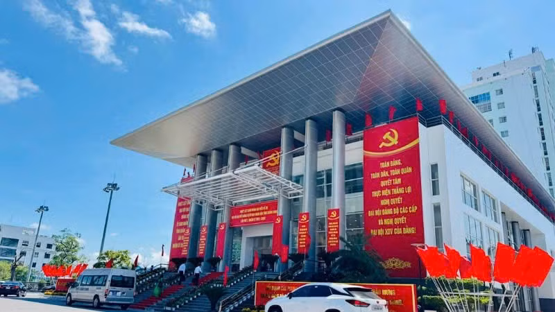 Trung tâm tổ chức Hội nghị tỉnh Quảng Ninh nơi tổ chức Đại hội Đảng bộ Ủy ban nhân dân tỉnh Quảng Ninh lần thứ I, nhiệm kỳ 2025-2030.