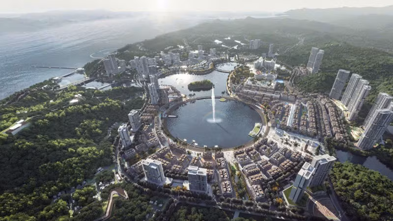 Phối cảnh Khu dịch vụ du lịch phức hợp casino Vân Đồn.