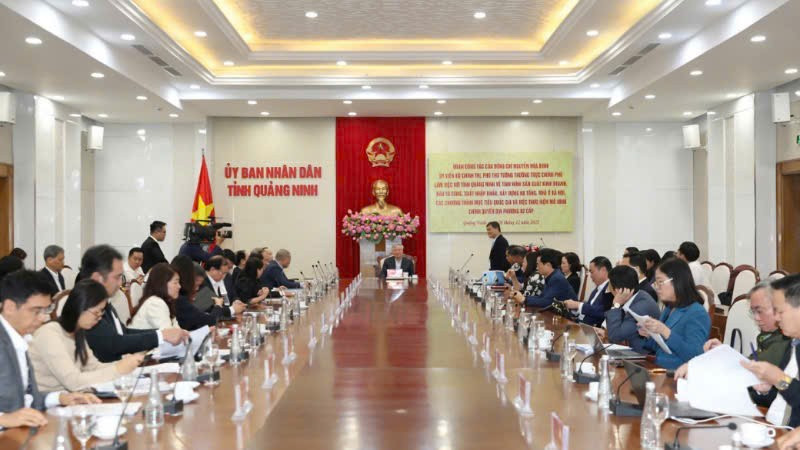 Quang cảnh buổi làm việc.