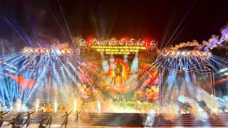 Chương trình nghệ thuật đặc sắc tại Lễ đón bằng công nhận Quần thể di tích và danh thắng Yên Tử-Vĩnh Nghiêm-Côn Sơn, Kiếp Bạc là Di sản văn hóa thế giới.