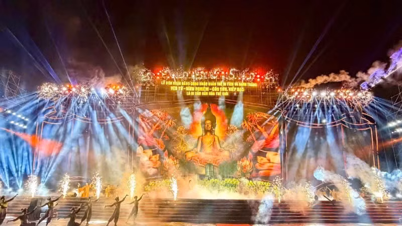 Chương trình nghệ thuật đặc sắc tại Lễ đón bằng công nhận Quần thể di tích và danh thắng Yên Tử-Vĩnh Nghiêm-Côn Sơn, Kiếp Bạc là Di sản văn hóa thế giới.